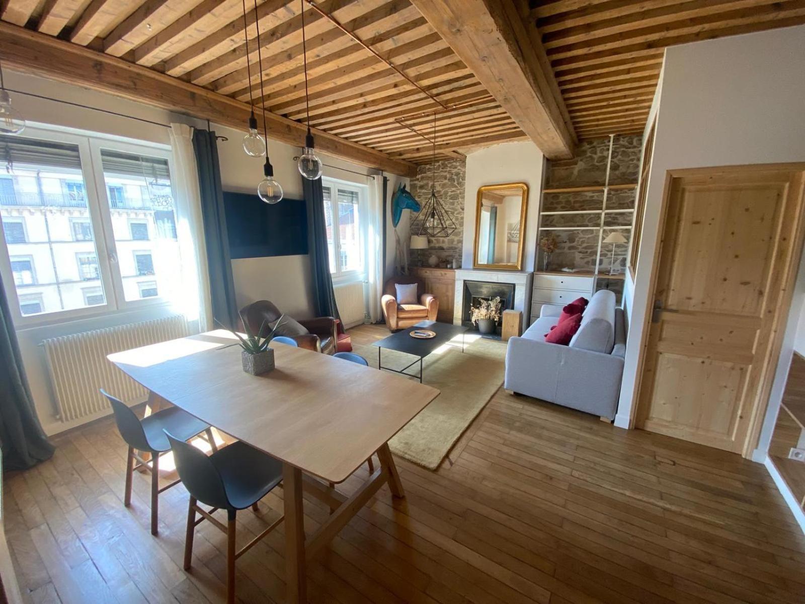 Appartement T3 Hyper Centre De Lyon, Super Vue Fourviere Exterior photo