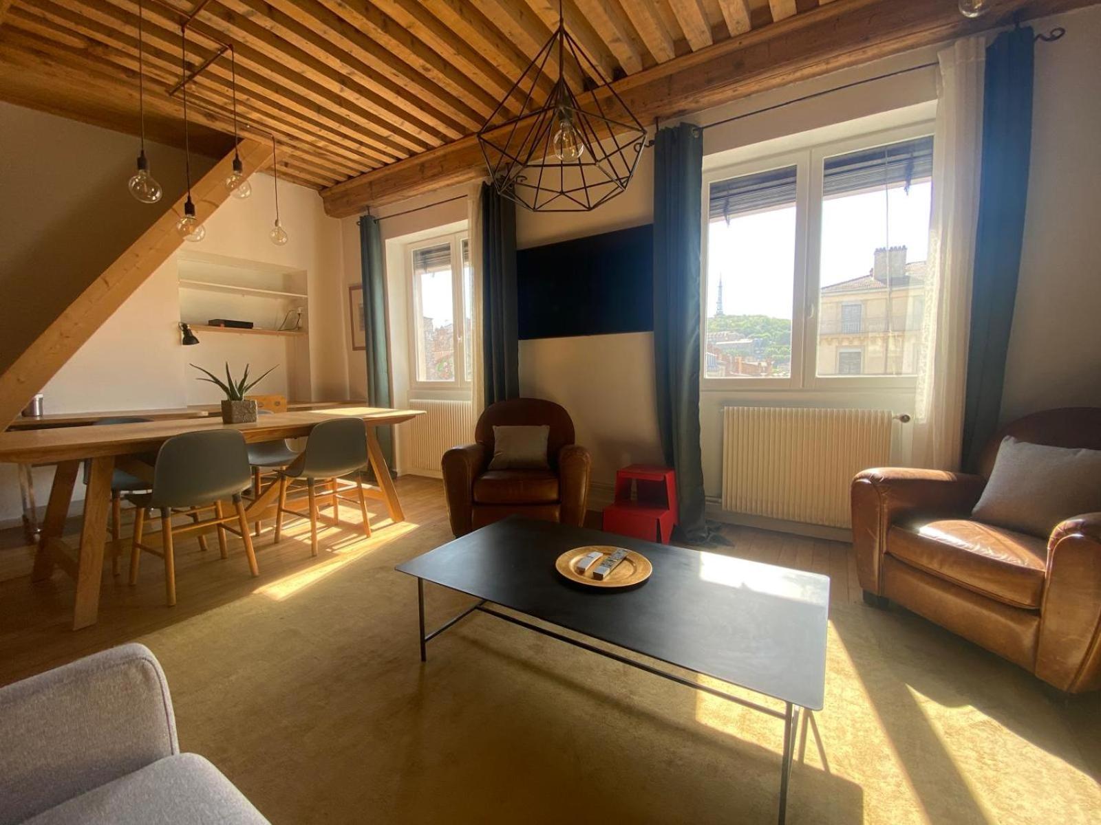 Appartement T3 Hyper Centre De Lyon, Super Vue Fourviere Exterior photo