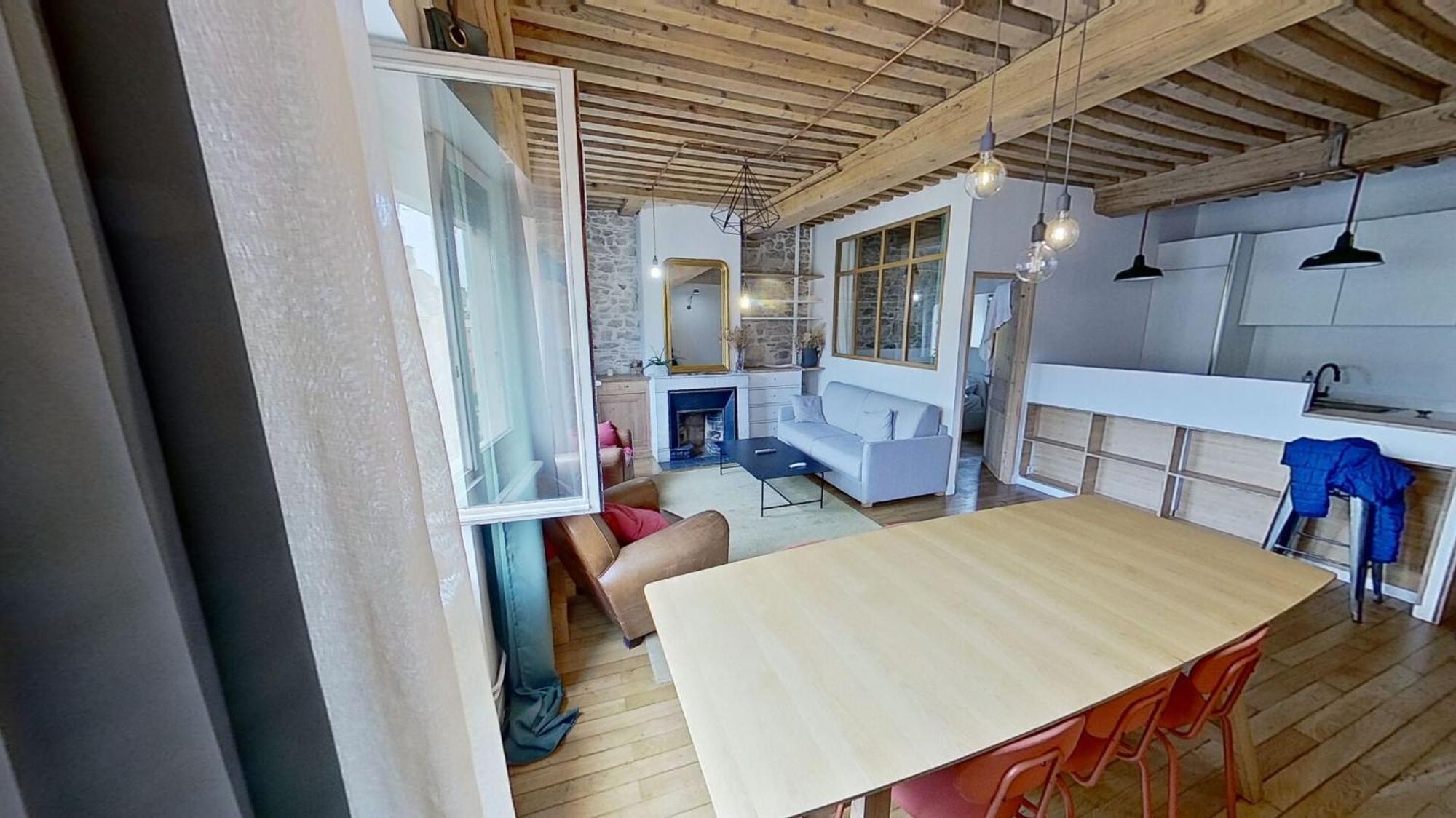 Appartement T3 Hyper Centre De Lyon, Super Vue Fourviere Exterior photo